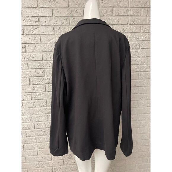 NWT Mary Crafts Woman’s Black One Button Blazer Size 22 - Picture 3 of 8